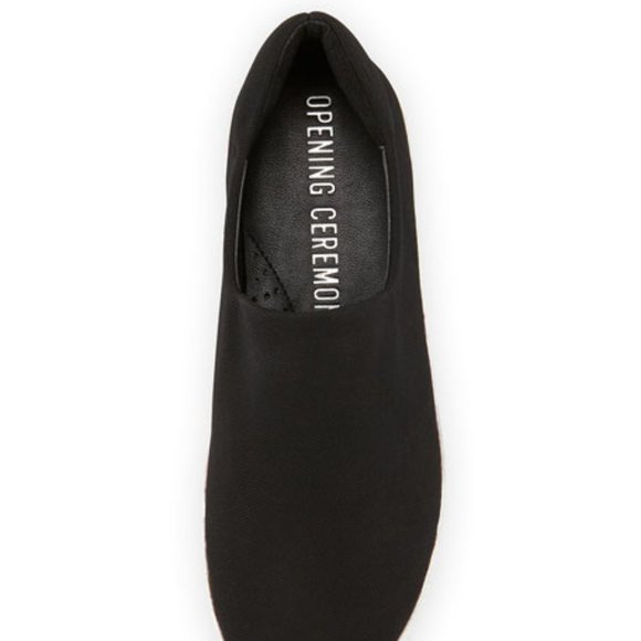 Opening Ceremony Black Platform Sneakers, Slip On - Picture 6 of 8
